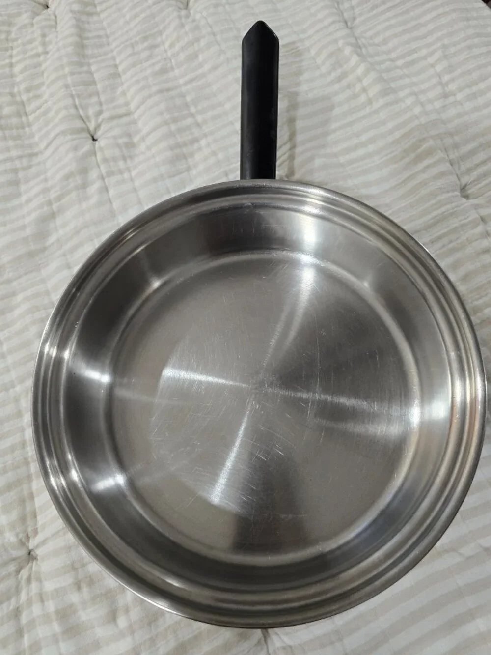 VTG Amway Queen Stainless Steel 10 inch Skillet Made In USA